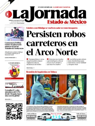 La Jornada Edomex | 14 de agosto de 2026