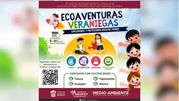 Ecoaventuras Veraniegas llegará a Toluca, Ecatepec, Tepotzotlán y Atenco