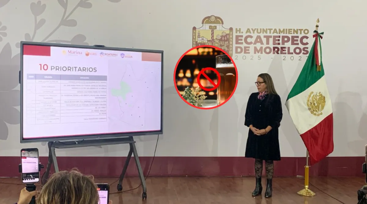 Ecatepec refuerza vigilancia y combate venta de alcohol en bazares navideños