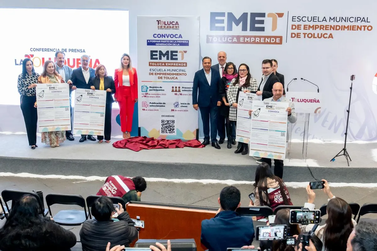 Toluca lanza la primera Escuela Municipal de Emprendimiento en México