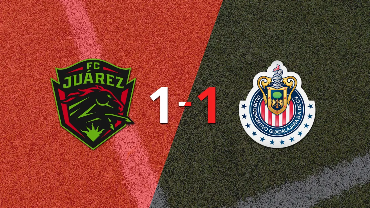 FC Juárez y Chivas empataron 1 a 1