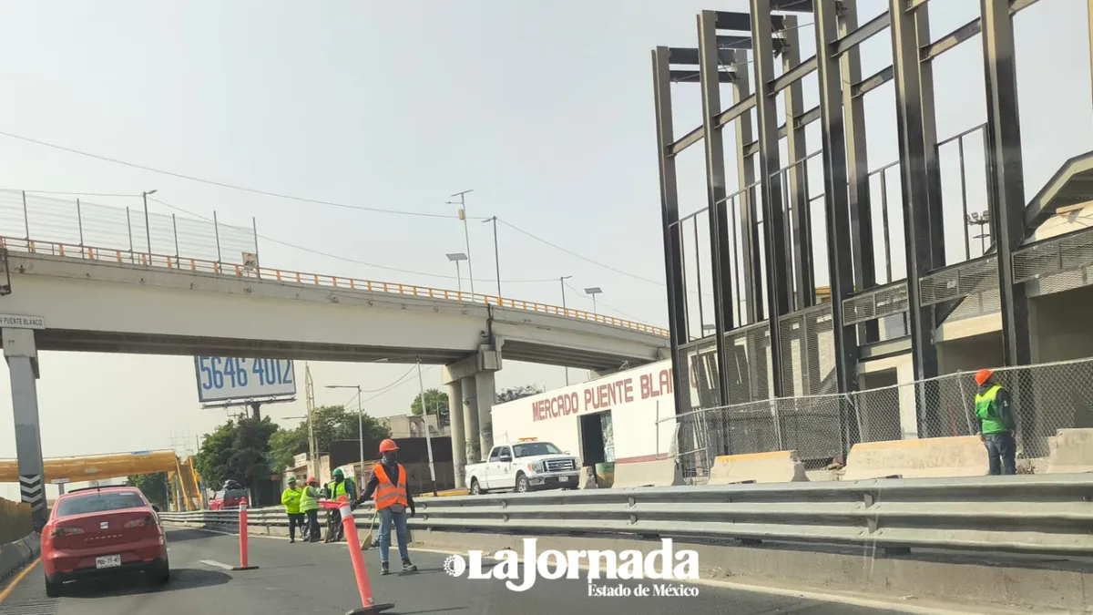 Anuncian nuevos cortes a la autopista México-Puebla por obras del Trolebús