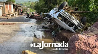 Activan PLAN DN-III en San Pedro Tenayac; tromba deja afectaciones [VIDEO]