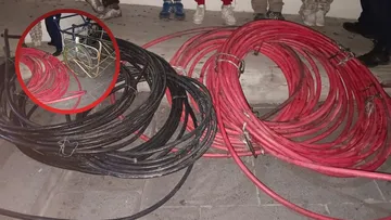 En Ecatepec detienen a cinco con 40 metros de cable de CFE