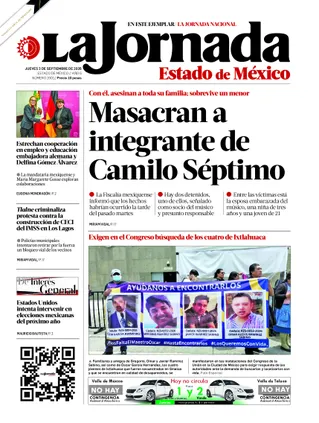 Jornada Edomex | 03 de septiembre de 2026