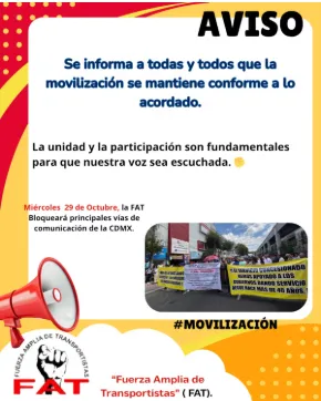 Transportistas anuncian mega bloqueo, afectará a Edomex