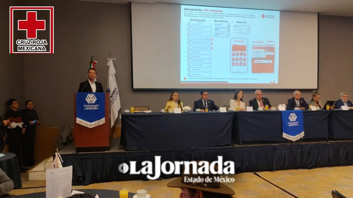 Cruz Roja ofrece a Coparmex programa de salud digital para sus trabajadores