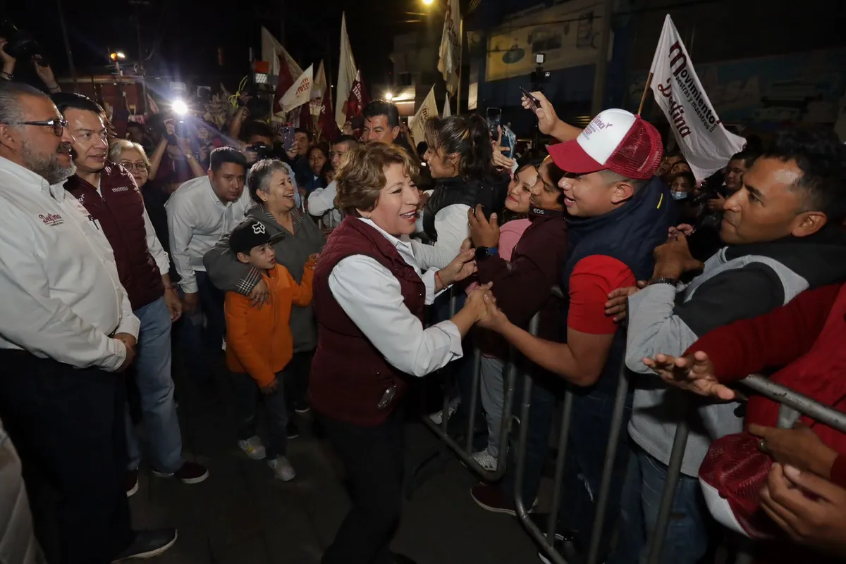 Delfina Gómez arranca campaña en Texcoco