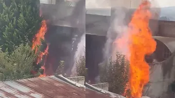 Incendio en vivienda de Chalco moviliza a los servicios de emergencias