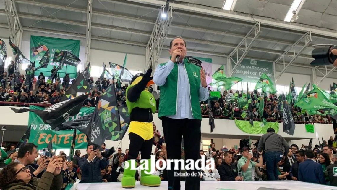 Eruviel Ávila ya es Partido Verde y va con Claudia Sheinbaum “hasta donde tope” (Video)
