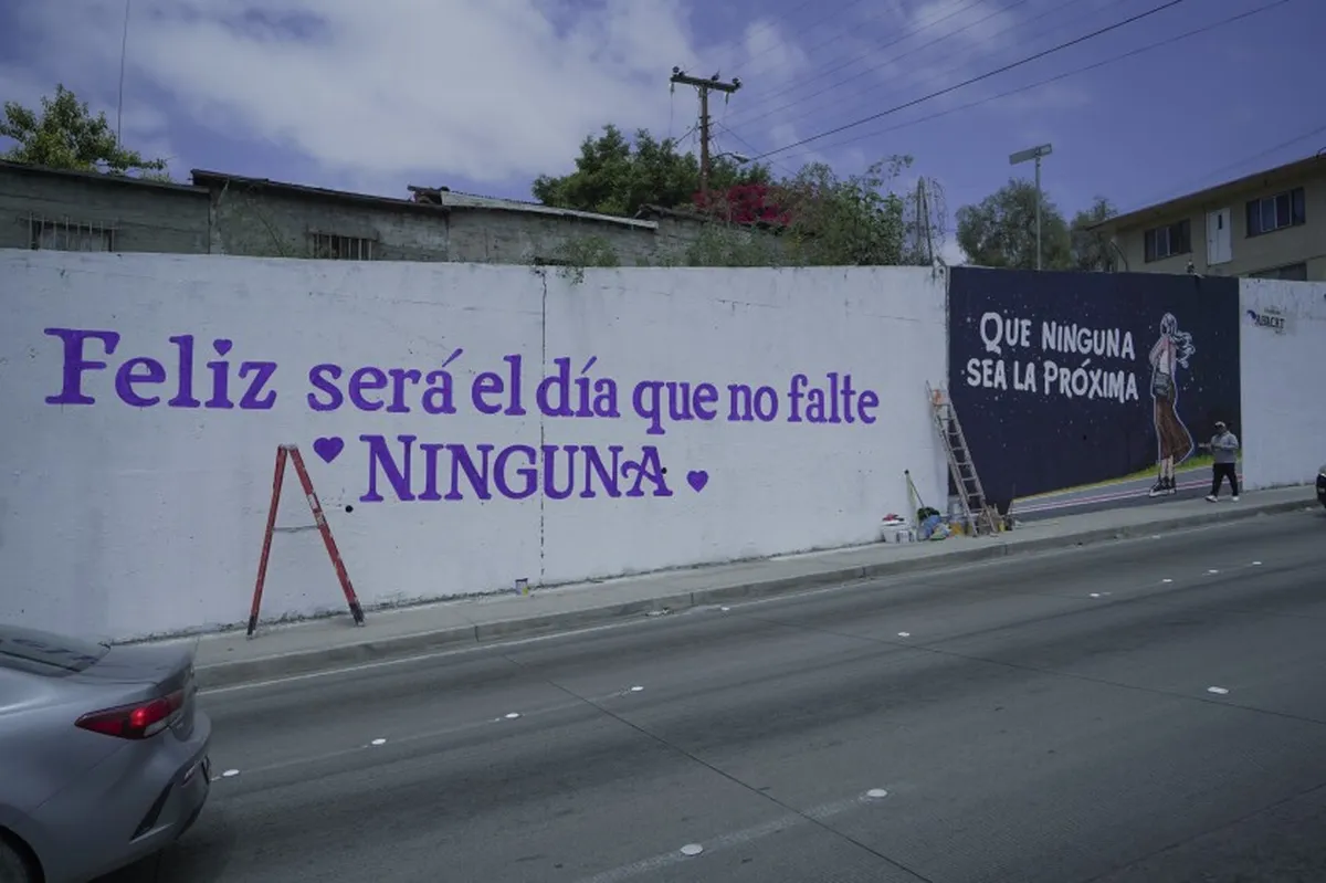 mural en honor a Debanhi