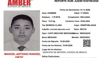 Alerta Amber: Se busca a Manuel Antonio Rangel Ortiz, desapareció en Metepec