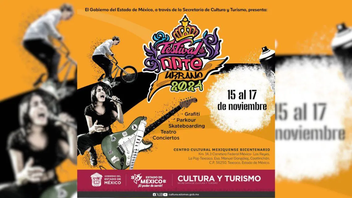 Festival de Arte Urbano llega al Centro Cultural Mexiquense