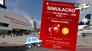 Simulacro de ataque armado en el Aeropuerto Internacional de Toluca se realizará este jueves