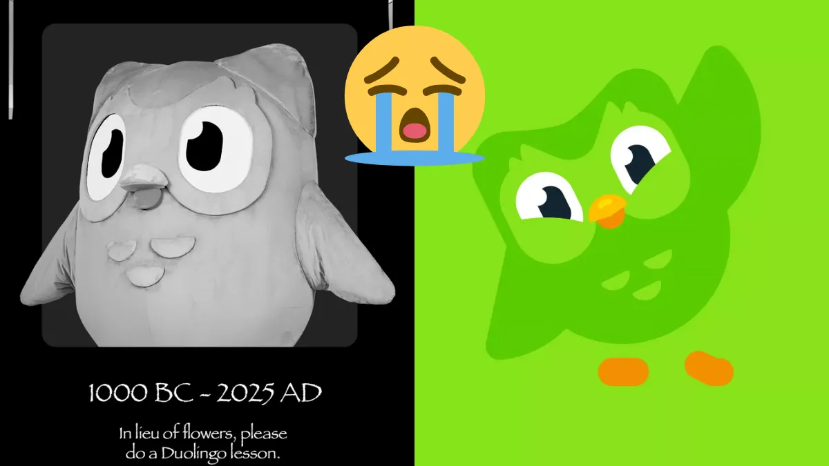 Duolingo sorprende a internet al anunciar la "muerte" de Duo, su famosa mascota verde.