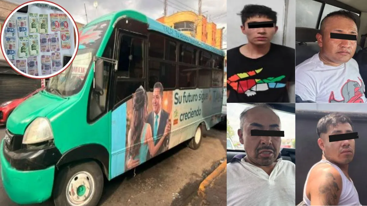 Operativo contra extorsión en Neza deja cuatro detenidos y un lesionado