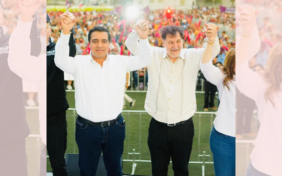 Se fortalece Morena en Nuevo León, con llegada de Jesús Nava, alcalde de Santa Catarina, al movimiento de la 4T, afirma Noroña