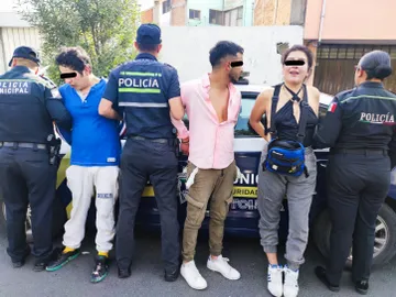 Detienen a tres presuntos “motorratones” en Toluca