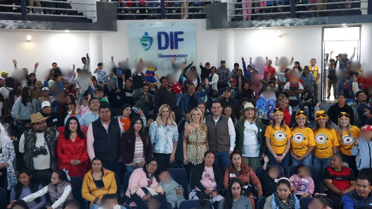 Huixquilucan festeja Día del Niño con show de Lagrimita y Costel ante 30 mil personas