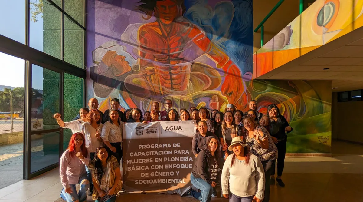 Edomex: Comisión del Agua inicia formación de plomería para mujeres