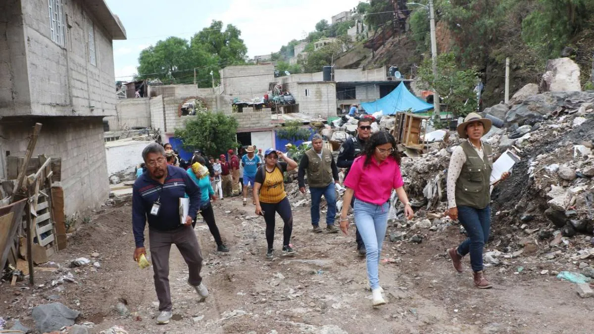 Clausuran tiradero clandestino en Chimalhuacán