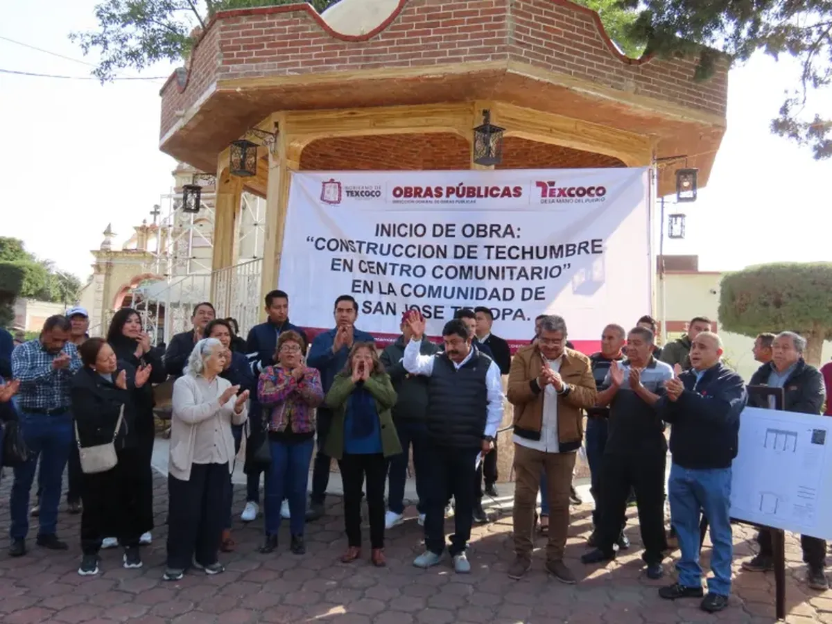 Gobierno de Texcoco arrancó obras por más de tres millones de pesos en Texopa y San Simón