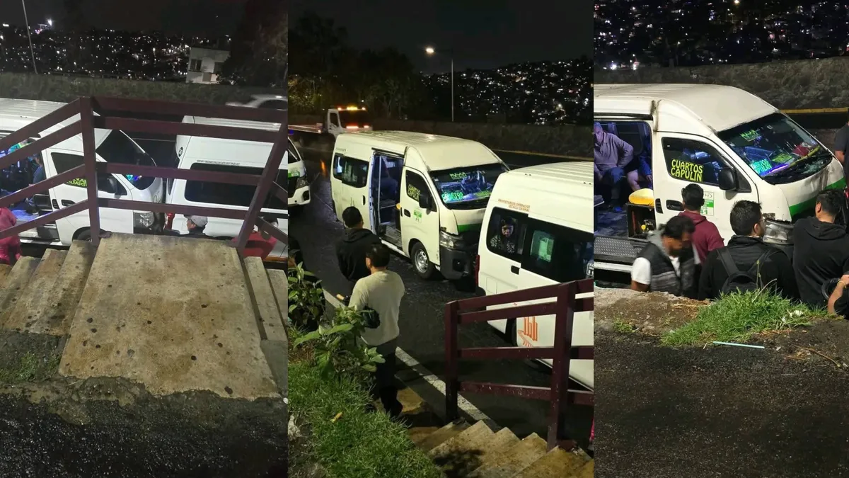 Se registró accidente múltiple en Naucalpan