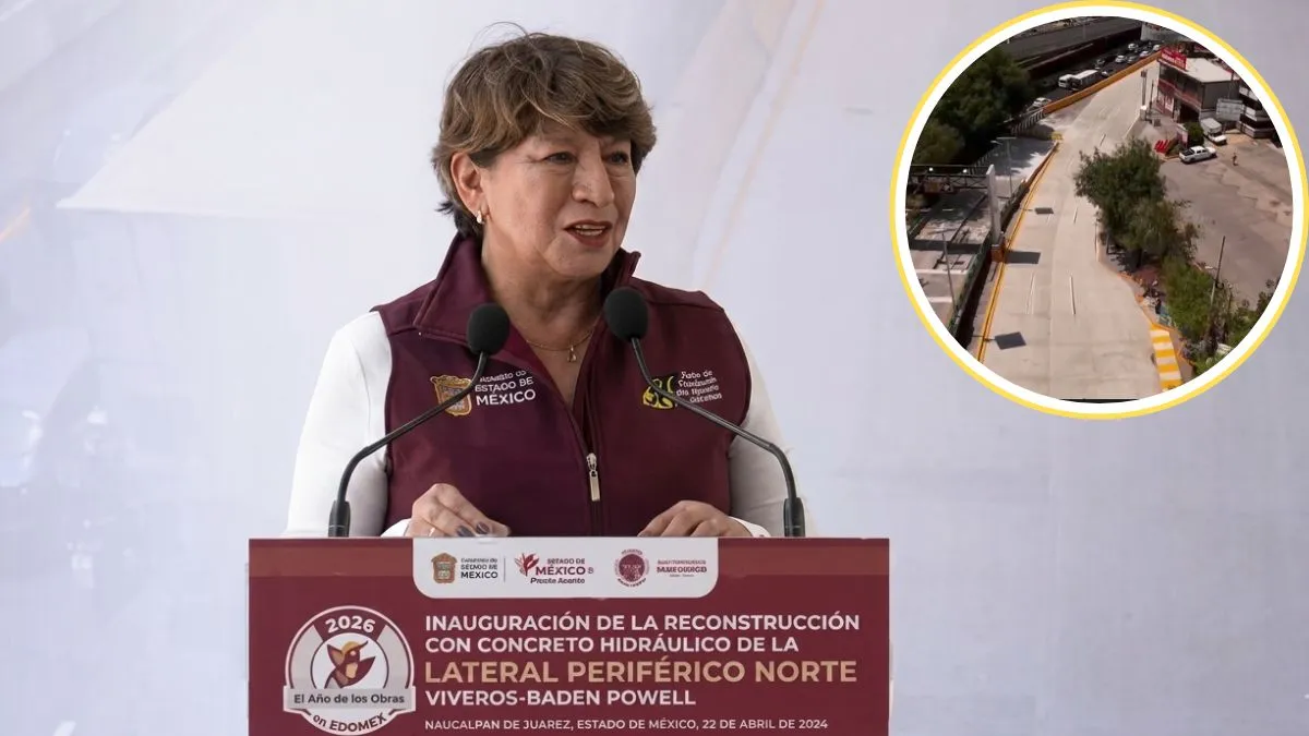 Delfina Gómez inaugura obra estratégica en Periférico Norte de 3.2 kilómetros en Naucalpan