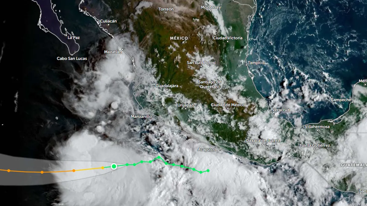 “Narda” se convierte en huracán categoría 1; lloverá en tres estados