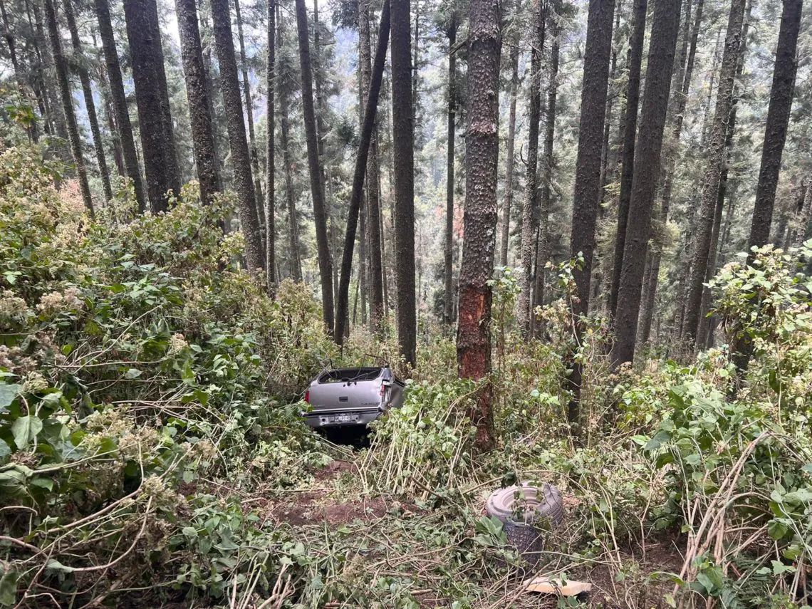 Accidente en La Peñuela, Zinacantepec deja dos muertos