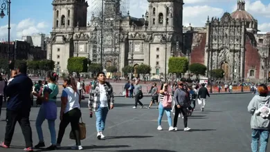 Zócalo de la CDMX se convertirá en peatonal este domingo; ya no entraran carros ni motos Foto: Cristina Rodríguez