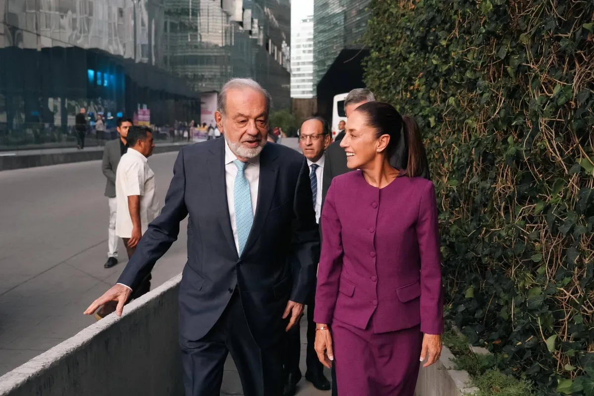 Claudia Sheinbaum se reúne con Carlos Slim