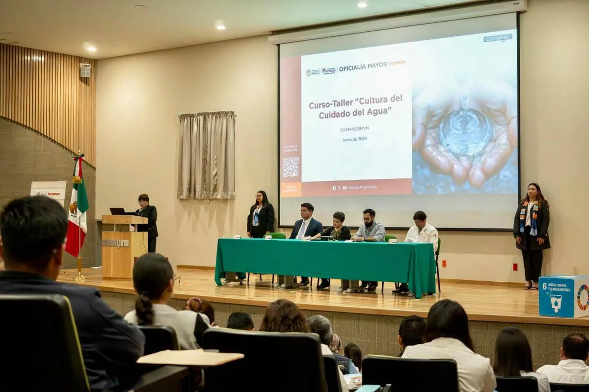 ISSEMYM y CAEM fortalecen cultura del cuidado del agua