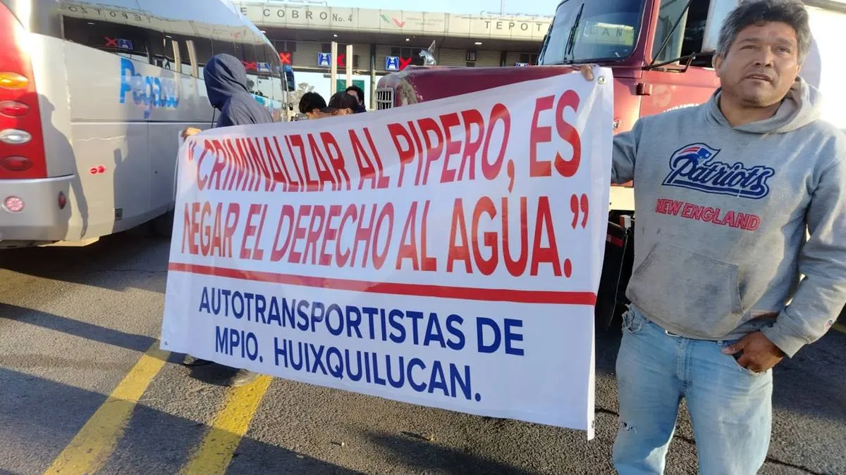 Piperos desesperados: miles de familias y comercios sin agua en el Valle de México