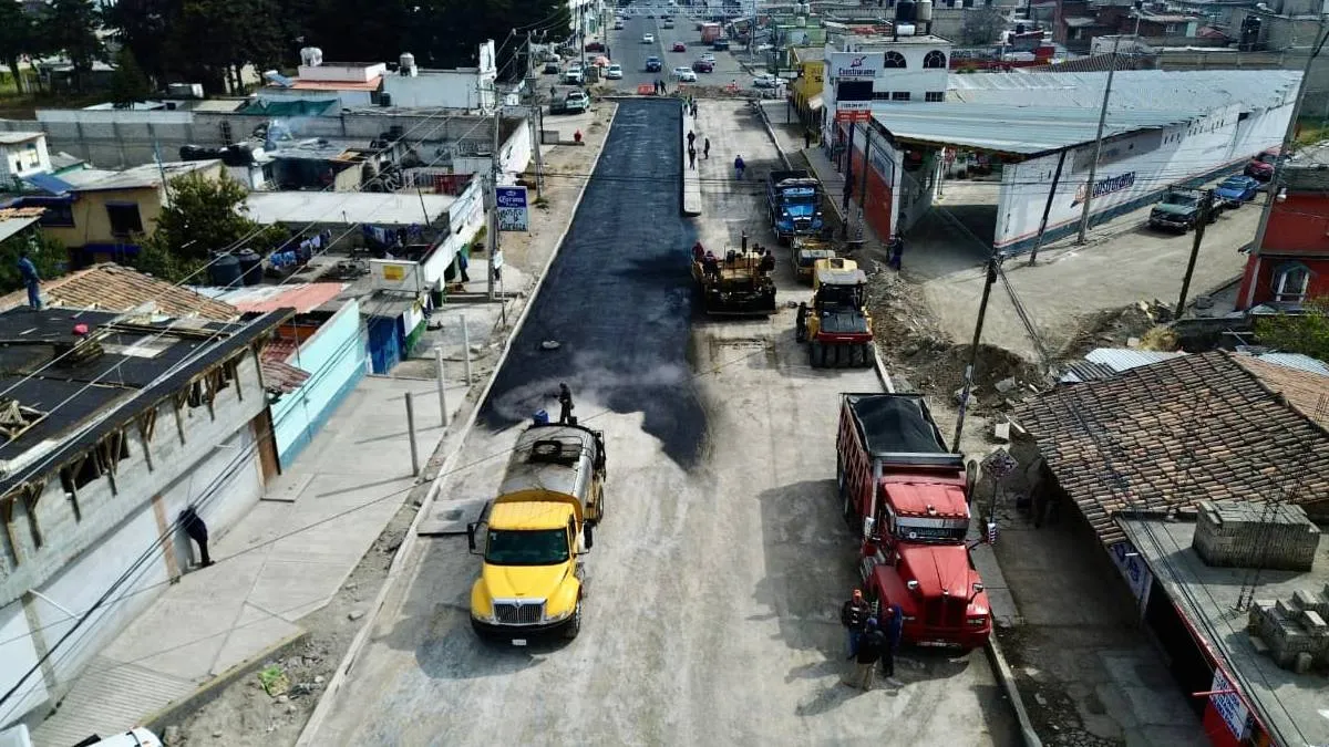 Inicia etapa final de Boulevard Colibrí en Almoloya de Juárez