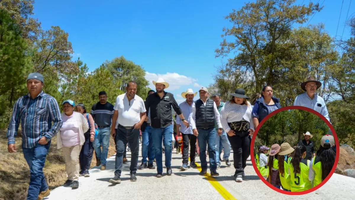 Alcalde Adolfo Solis entrega nuevas vialidades en Almoloya de Juárez