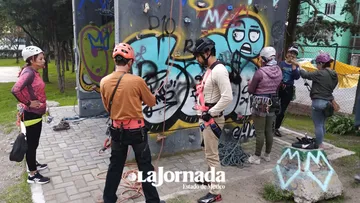 La escalada deportiva gana adeptos en Metepec