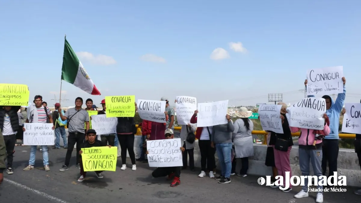 Pobladores de Temoaya bloquearán autopista por falta de agua
