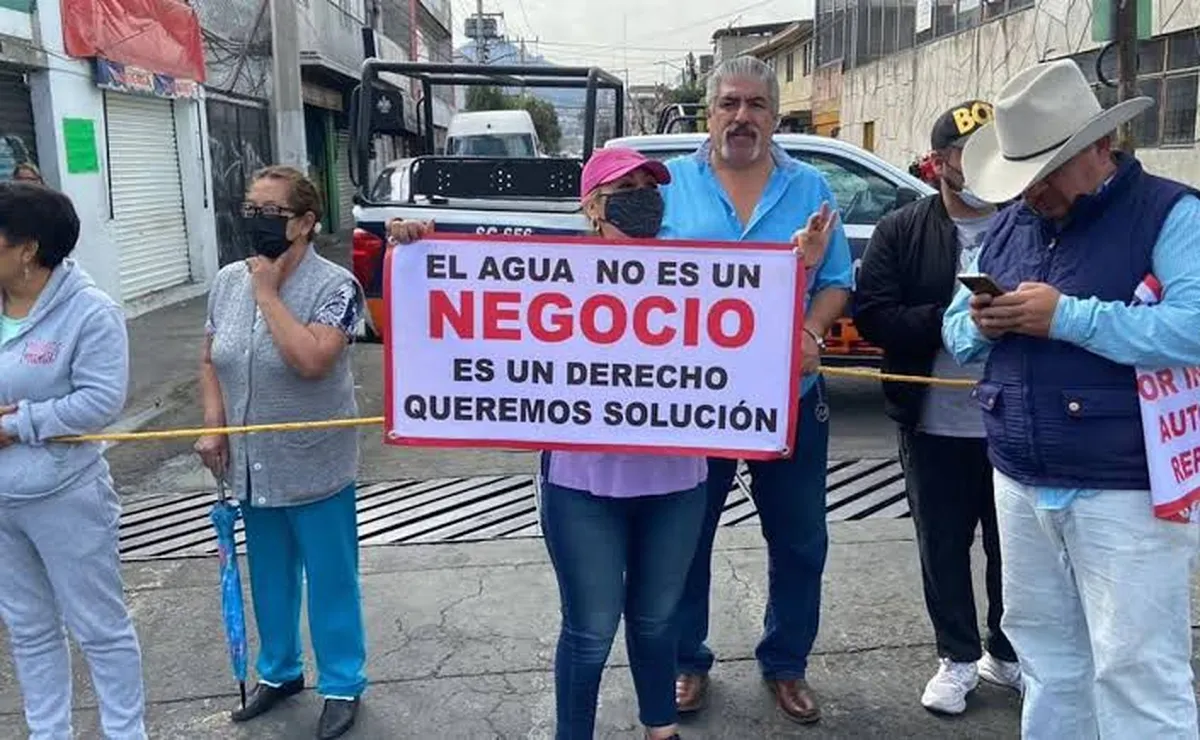 Colectivos exigen a políticos propuestas que garanticen el abasto de agua en Ecatepec