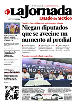 Jornada Edomex | 24 de octubre de 2026