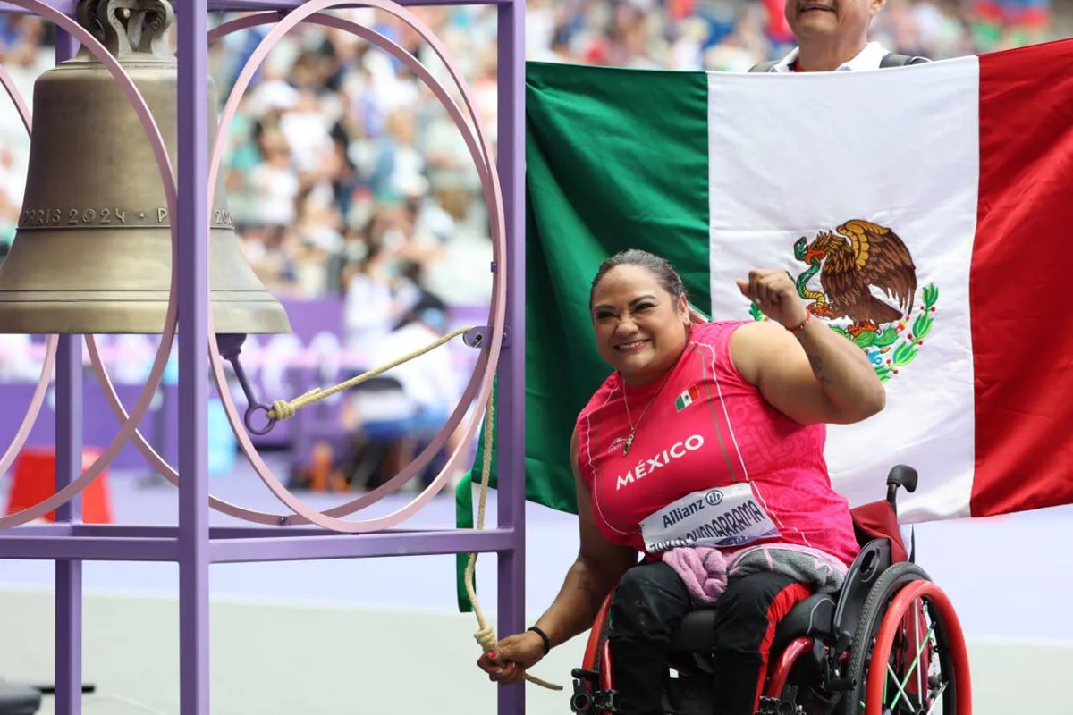 Gloria Zarza gana el primer oro para México en Paralímpicos París 2024
