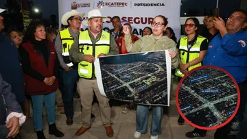 Azucena Cisneros transforma en Sendero Seguro 2 km en Las Américas