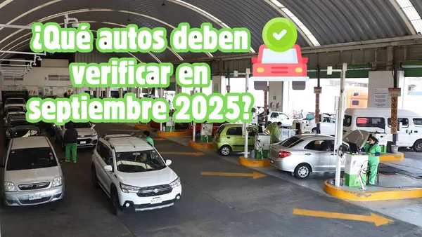 Calendario de verificación vehicular septiembre 2025 en CDMX y Edomex.