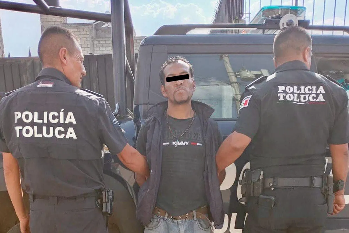 Detienen a presunto “desvalijador” en Toluca