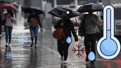 Un nuevo frente frío dejará temperaturas gélidas y lluvias entre el viernes y domingo.