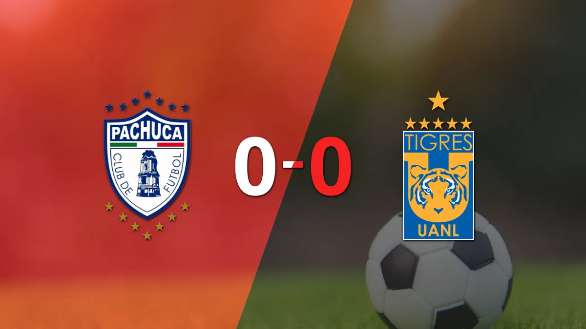 No hubo goles en el empate entre Pachuca y Tigres