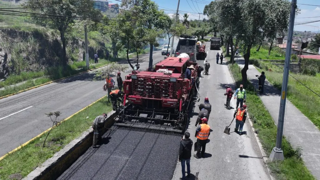 Inicia Toluca repavimentación de Paseo Matlatzincas con el “Diablo Dragón”