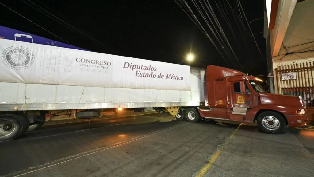 Congreso del Edomex envía ayuda humanitaria a familias damnificadas