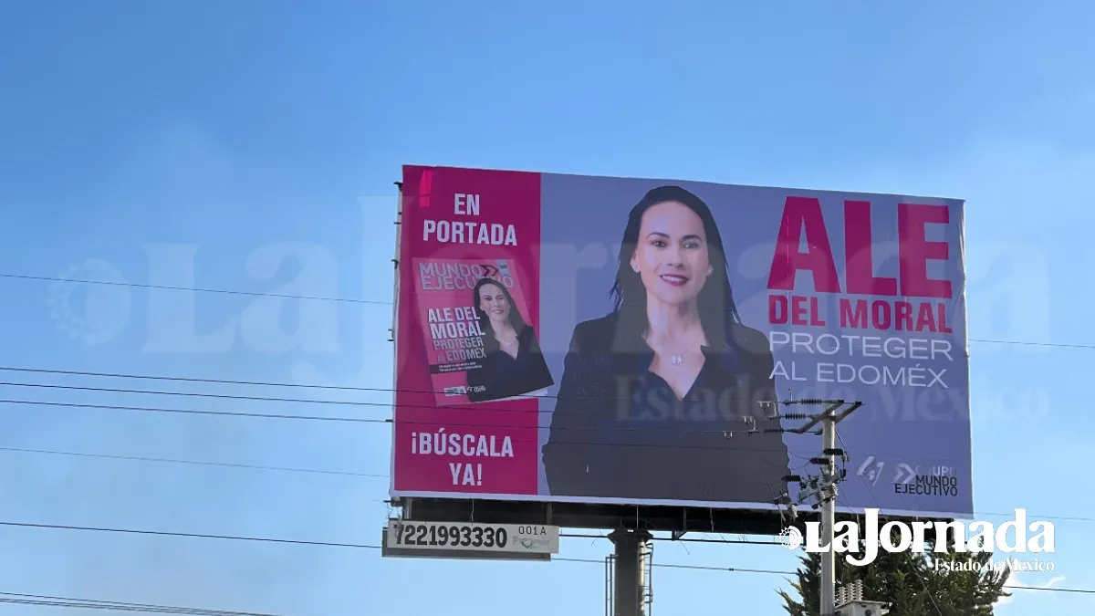 Promoción de imagen de Alejandra Del Moral se intensifica en Edomex