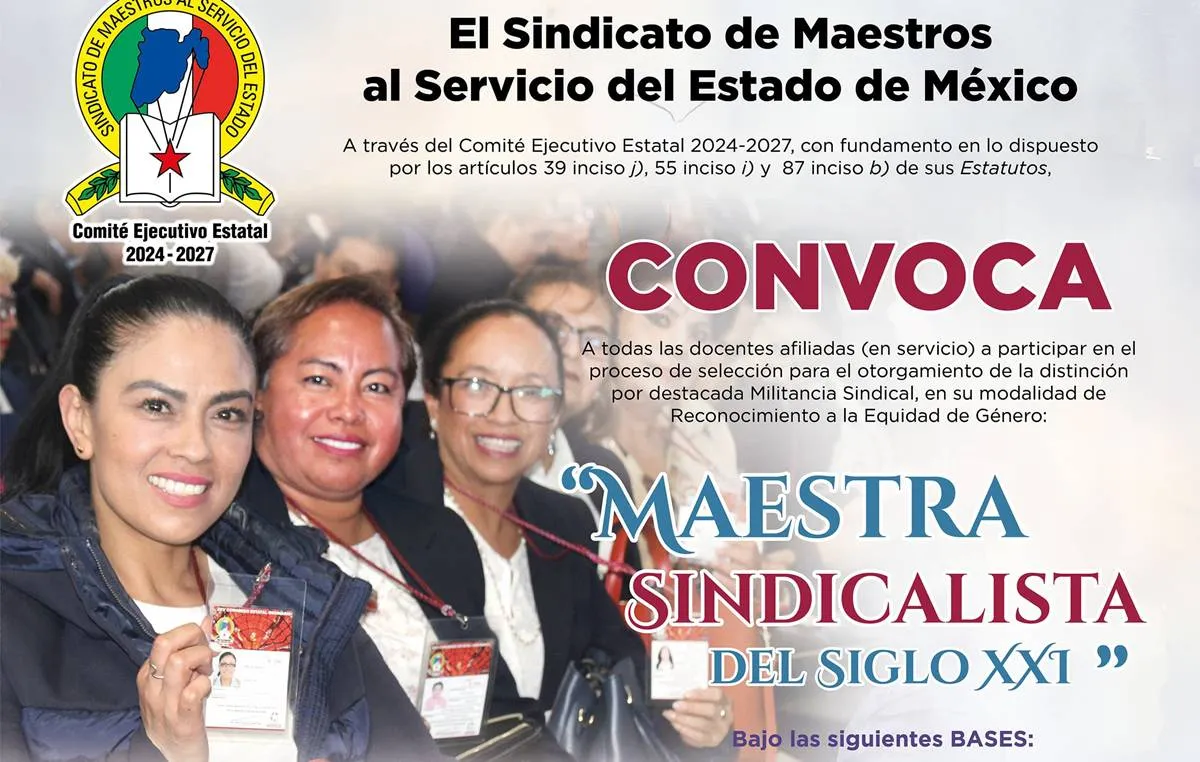 SMSEM busca a la “Maestra Sindicalista del Siglo XXI”